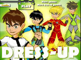Ben 10: Dress Up - Juegos de Ben 10 de Cartoon Network