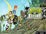 Ben 10: Ataque de Esporas - Juegos de Ben 10 de Cartoon Network
