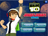 Ben 10: Jump! Jump! Space - Juegos de Ben 10 de fútbol
